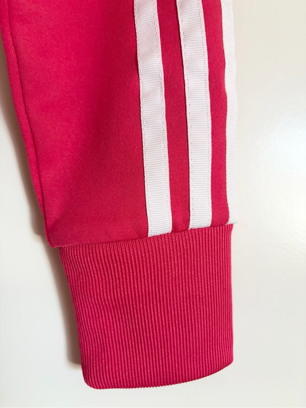 Adidas Hot Pink Track Jacket Women’s Y2K Athleisure 3 Stripes XXSmall - Picture 7 of 11